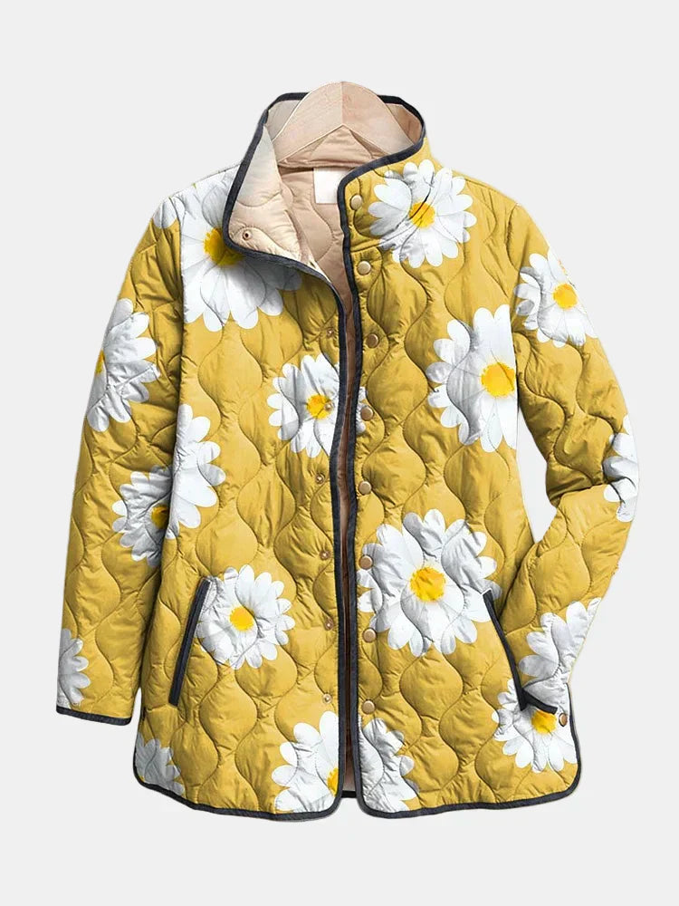 Rhea | Charming Daisy Pattern Jacket