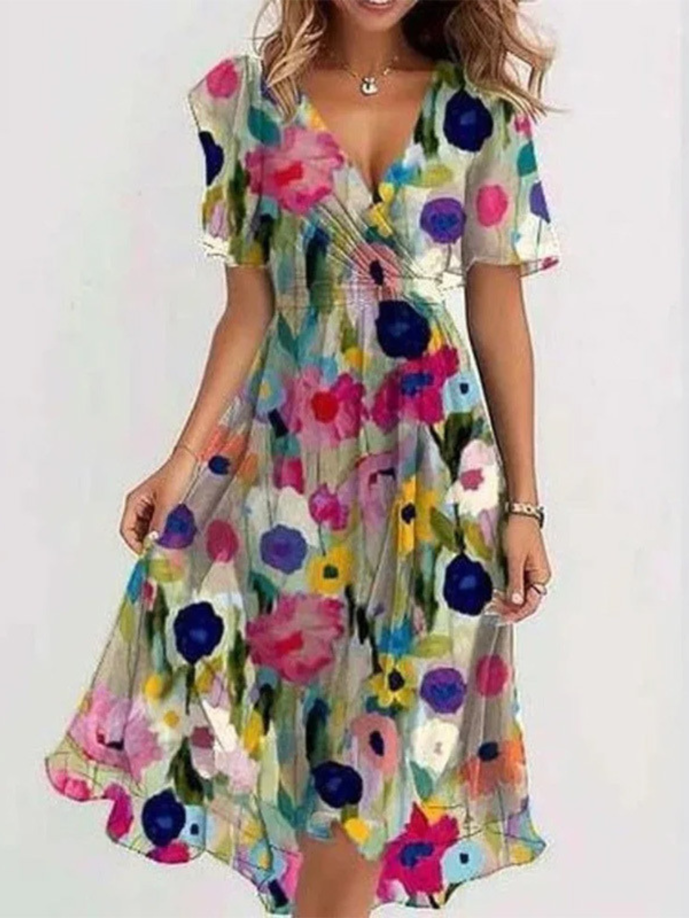 Galina | Summer Dress With Belly Cover
