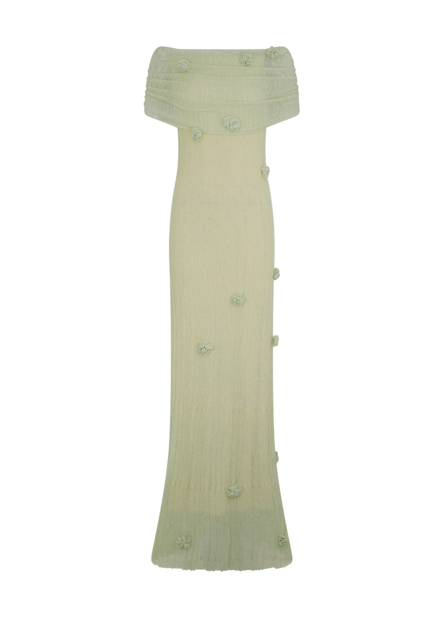 Elowyn Sage Knit Maxi Dress