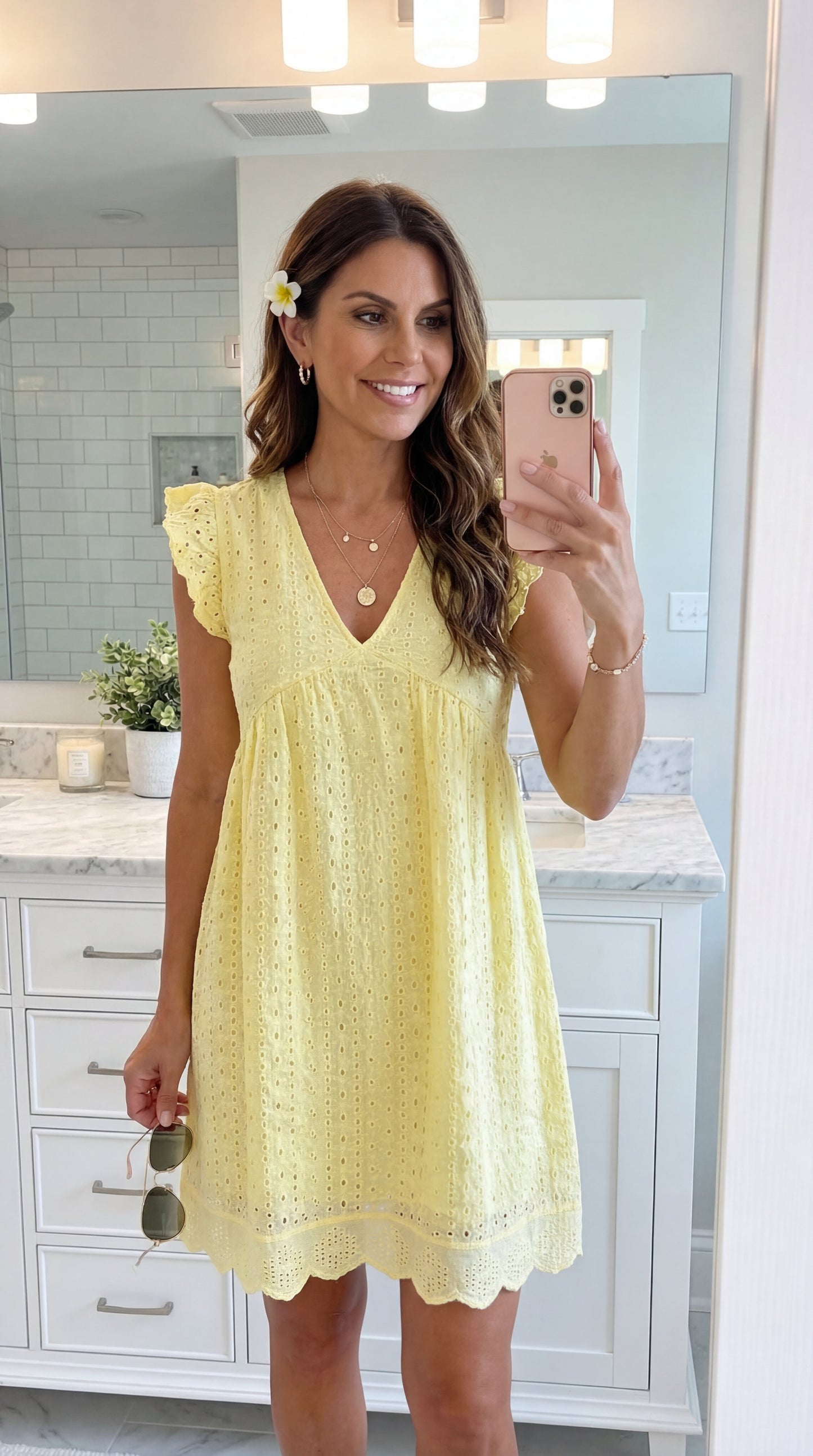 Elara V-neck Dress