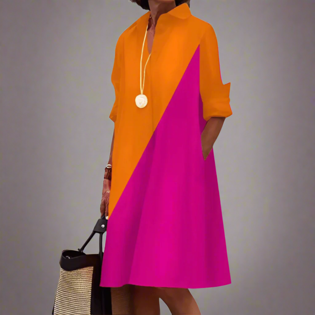 Sabrina Casual Polo Dress