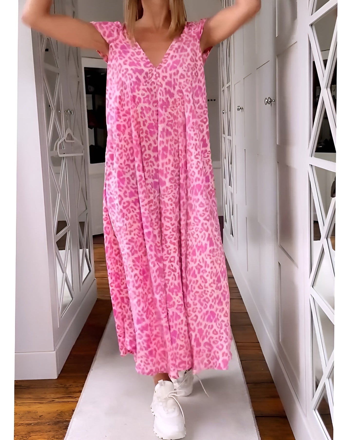 Vivienne V-Neck Maxi Dress