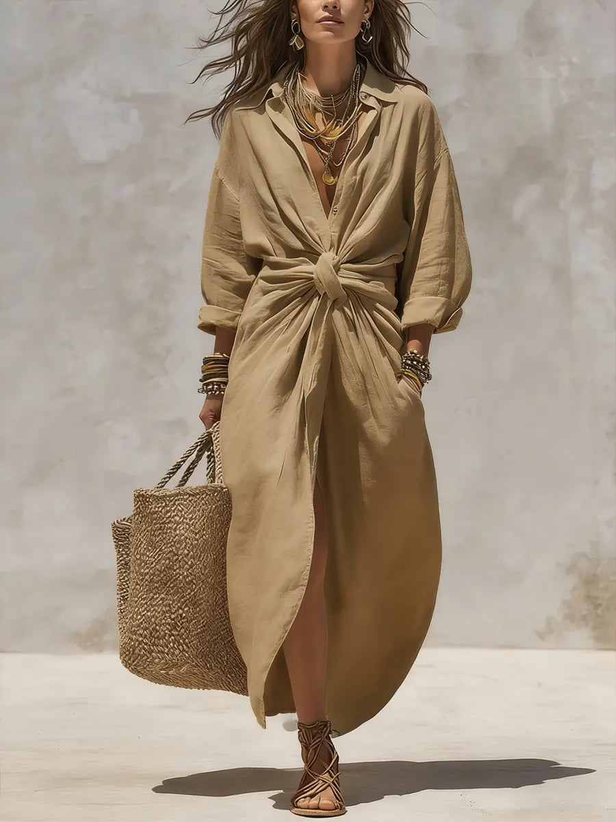 Aria | Knot Maxi Dress