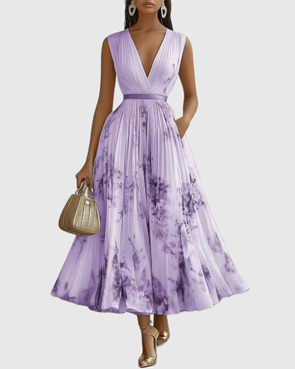 Bryleigh | Elegant Pleated Maxi Dress
