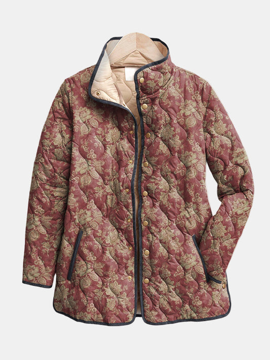 Suri | Retro Floral Print Jacket