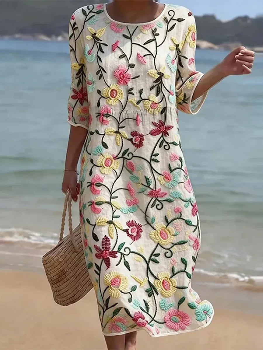 Skye | Elegant Floral Dress