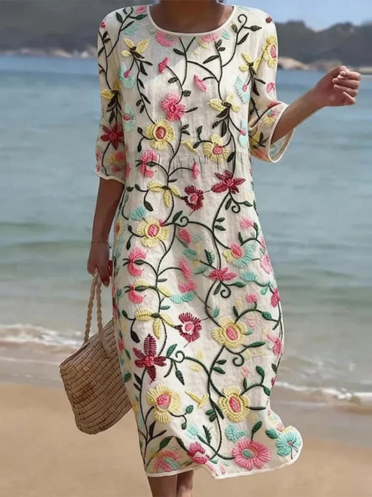 Skye | Elegant Floral Dress