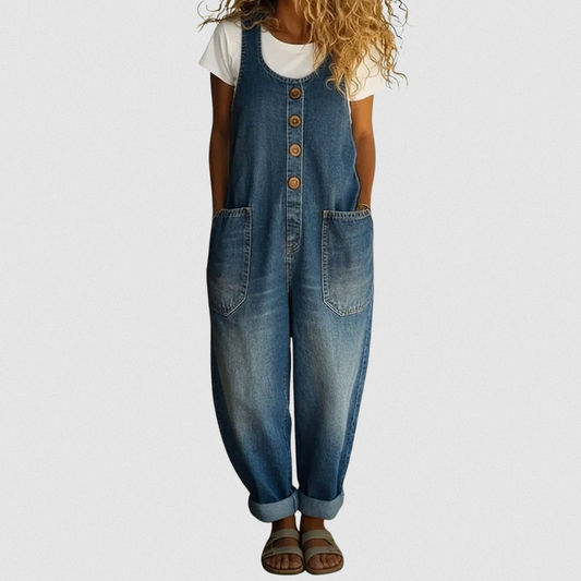 Carmen | Vintage Denim Jumpsuit