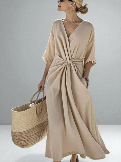 Benthe™ | Elegant Twist Maxi Dress