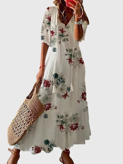 Jayzlynn | Boho Vintage Summer Dress