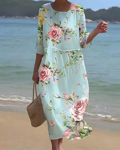 Zara | Sunset Flower Dress