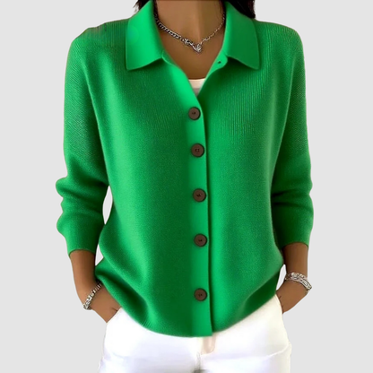 Button-Up Knit Cardigan