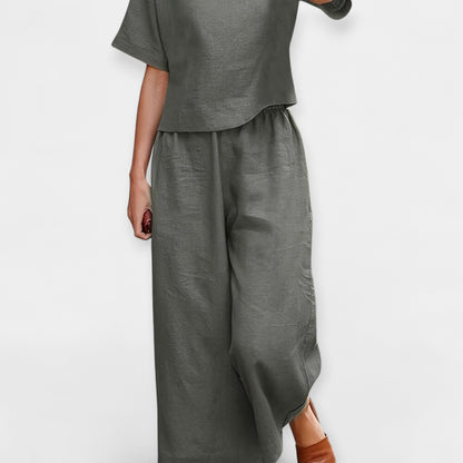 Breezy Short Sleeve Pantsuit