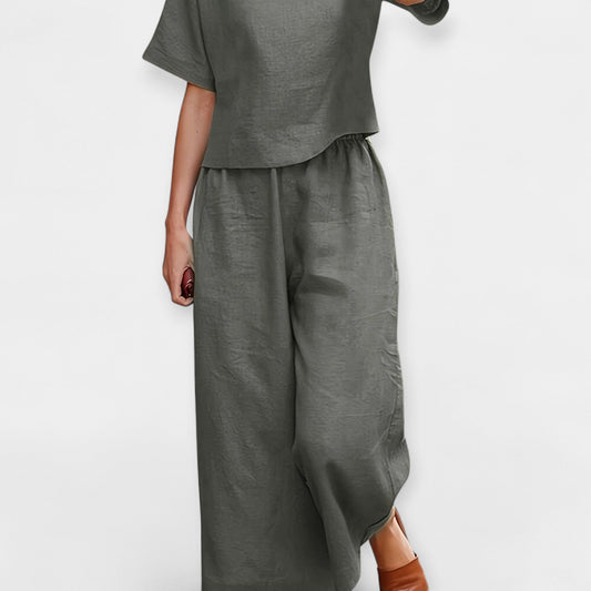 Breezy Short Sleeve Pantsuit