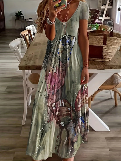 Lisa | Artistic Tummy-Flattering Dress