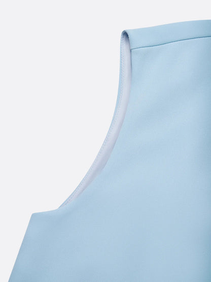 Valentina™ | Midi dress with side draping and sophisticated charm