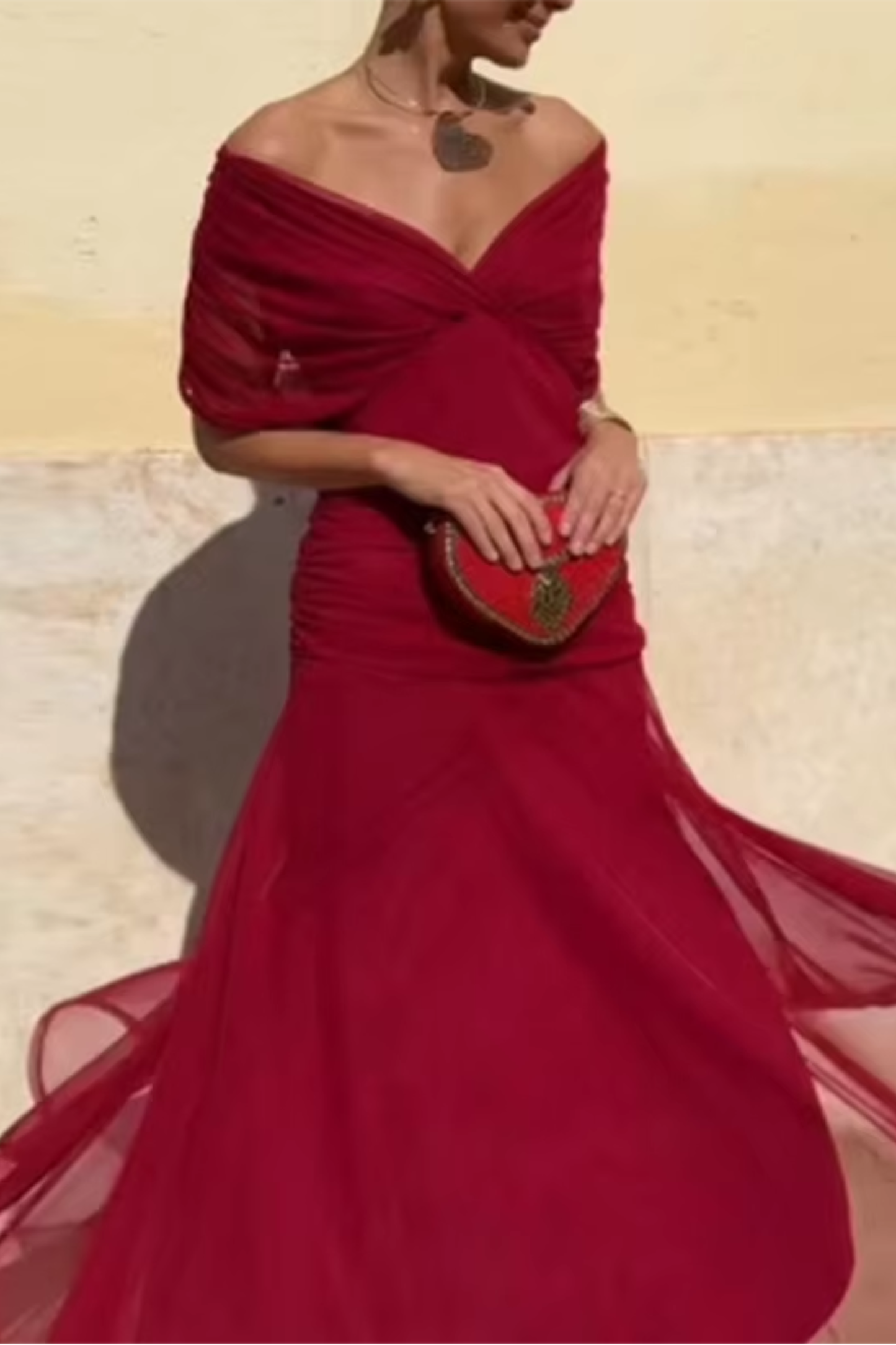 Emma | Elegant Maxi Party Dress with V-Neck