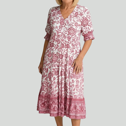 Keisha | Graceful V-Neck Floral