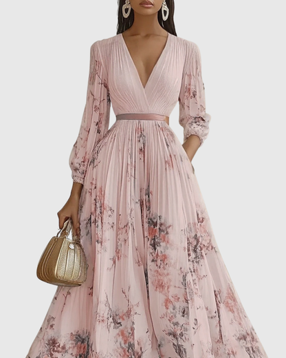 Bryleigh | Elegant Pleated Maxi Dress