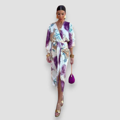 Zoe™ | Elegant V-Neck Dress