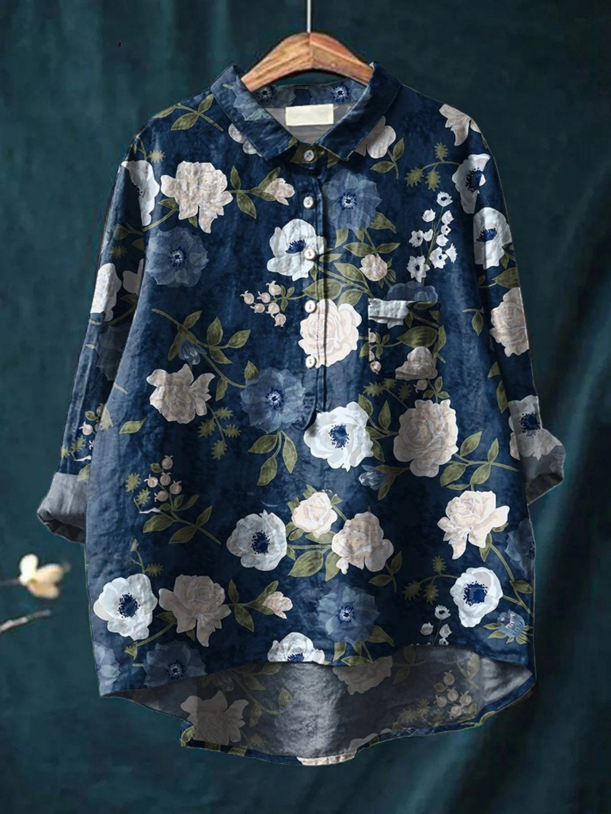 Lauren | Women's Floral Art Print Casual  Shirt