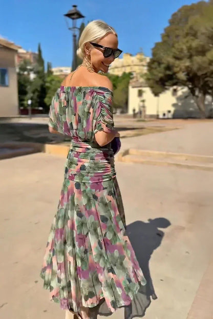 Emma | Elegant Maxi Party Dress with V-Neck