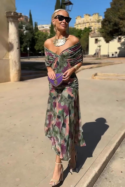 Emma | Elegant Maxi Party Dress with V-Neck