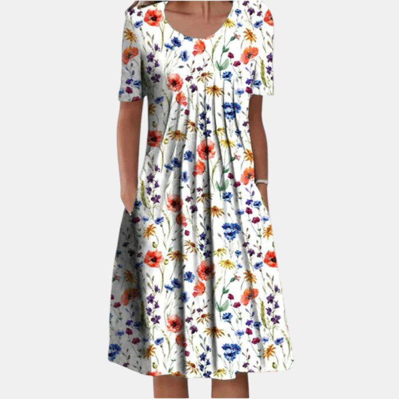Ida | Cotton Tummy Coverage Dress