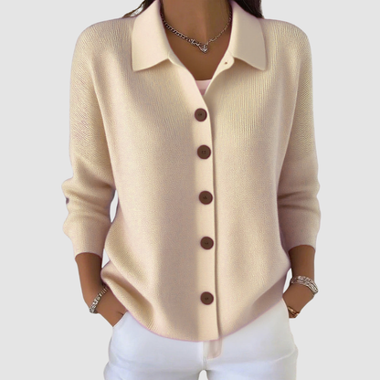 Button-Up Knit Cardigan