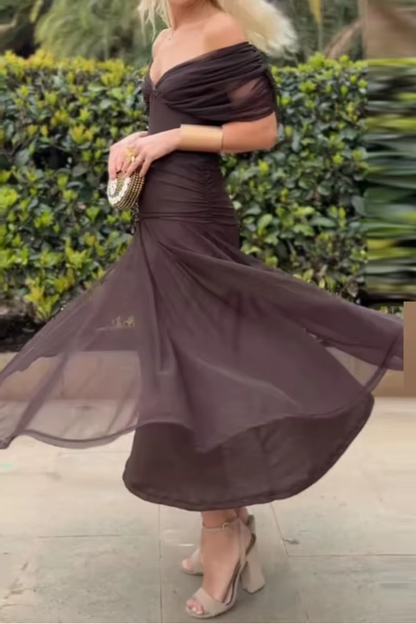 Emma | Elegant Maxi Party Dress with V-Neck