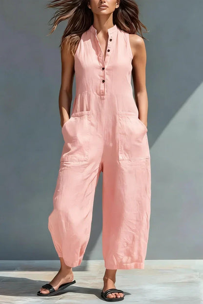 Cheryl | Elegant Linen Jumpsuit