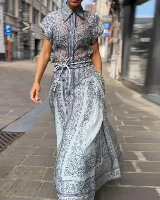 Adele - Two Piece Boho Print Set