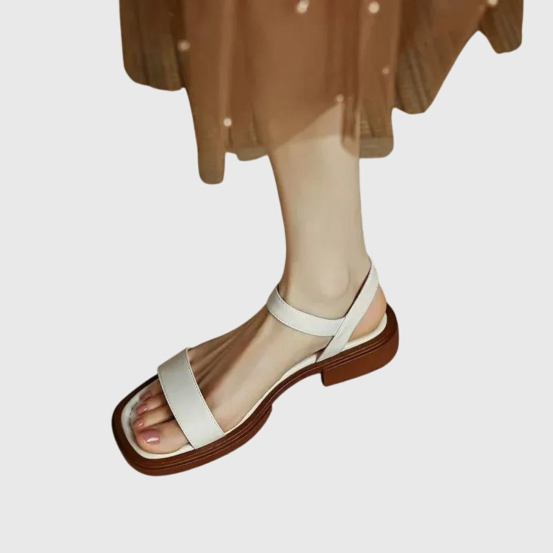 CELESTIA | ORTHOPEDIC LEATHER SANDALS