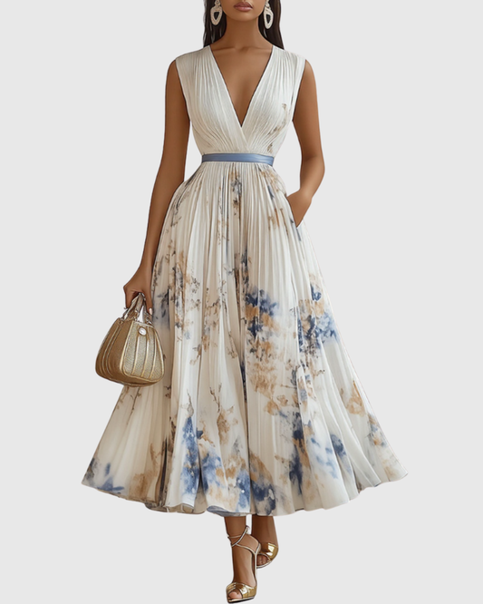 Bryleigh | Elegant Pleated Maxi Dress
