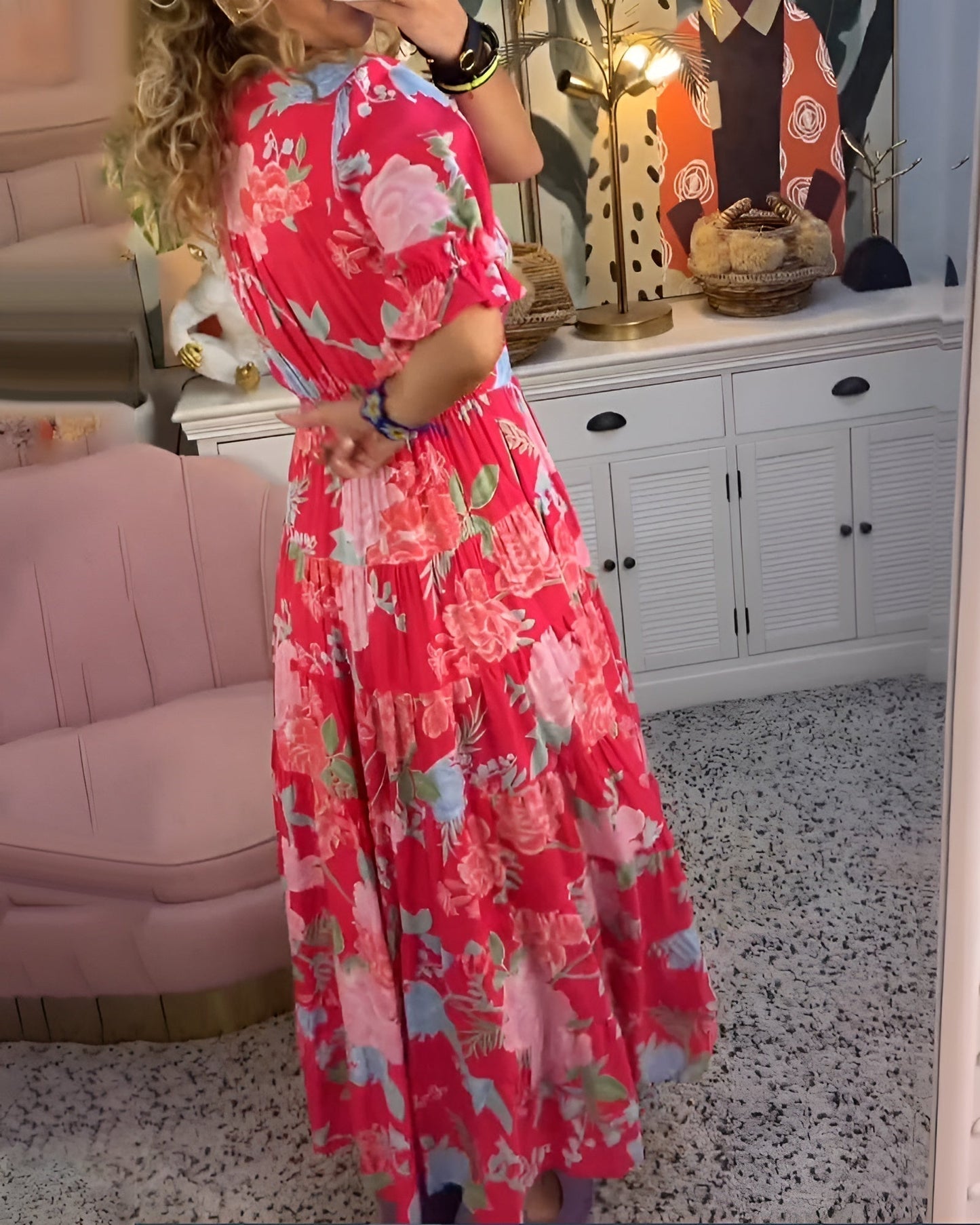 Celeste Floral Pocket Dress