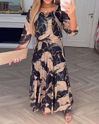 Celine A-Line Maxi Dress