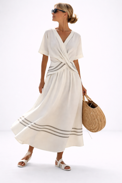 Sterre™ | Elegant Striped Maxi Dress