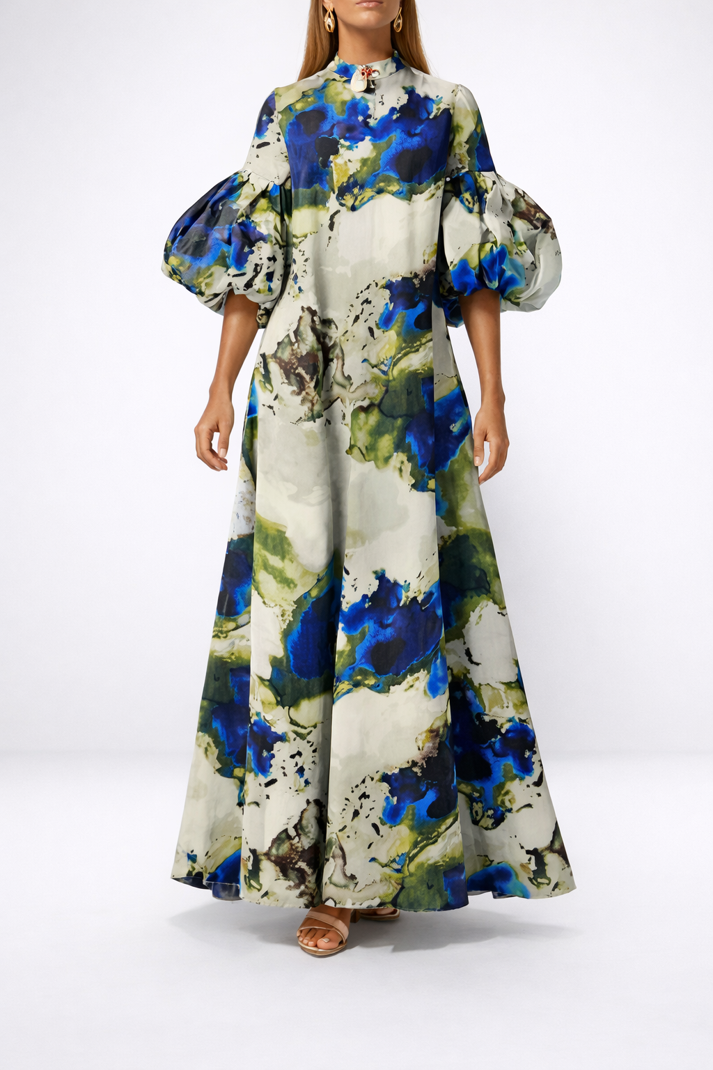 Fenning™ | Elegant Watercolor Maxi Dress