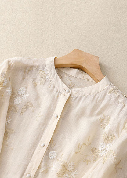 Kourtney™ | Chic Blouse with Floral Accents
