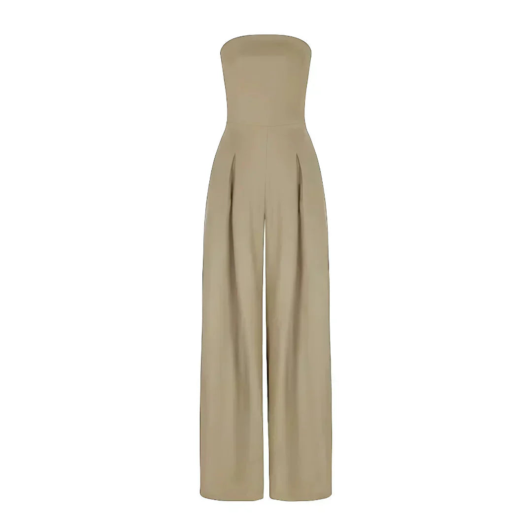 Strapless Bustier Jumpsuit
