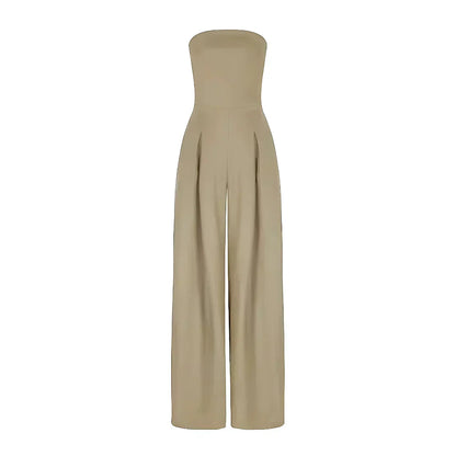 Strapless Bustier Jumpsuit