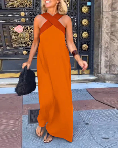 Dahlia Crossed Cut Sundress
