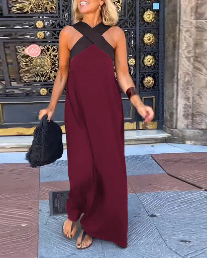 Dahlia Crossed Cut Sundress