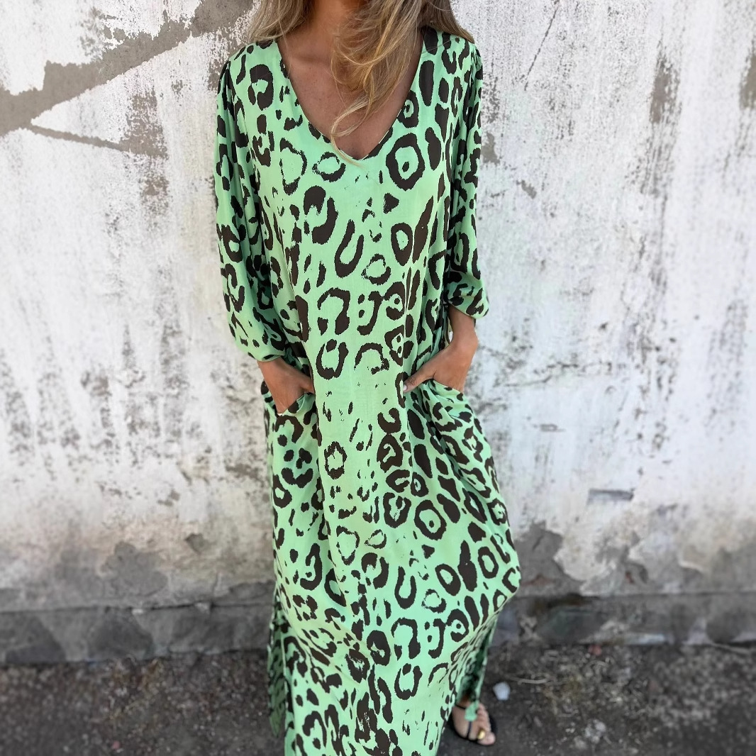 Dahlia Leopard Print Dress