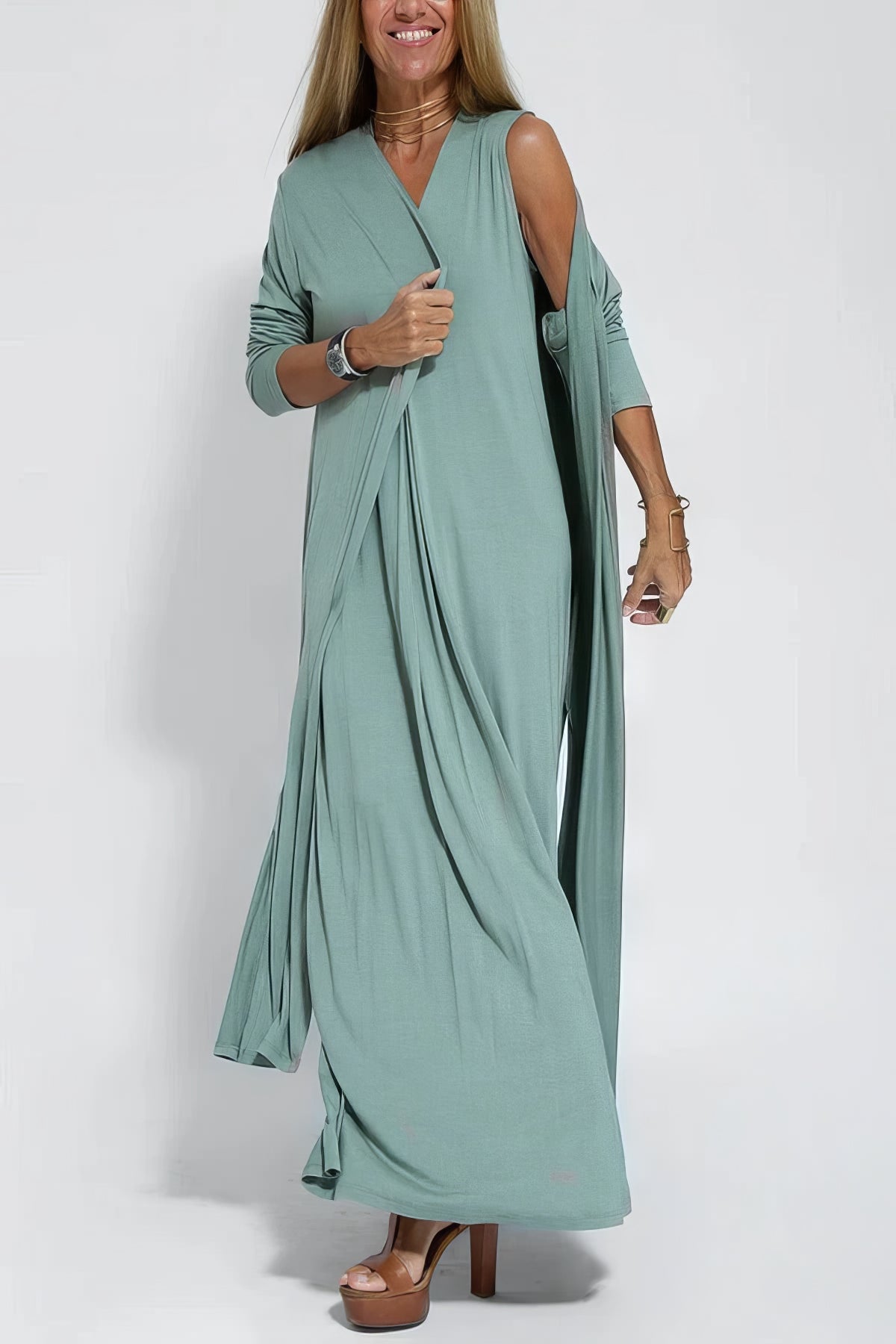 Elena Elegant Maxi Dress