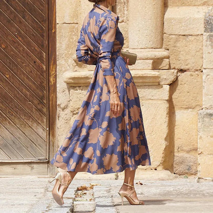 Evelina Long Sleeve Midi Dress