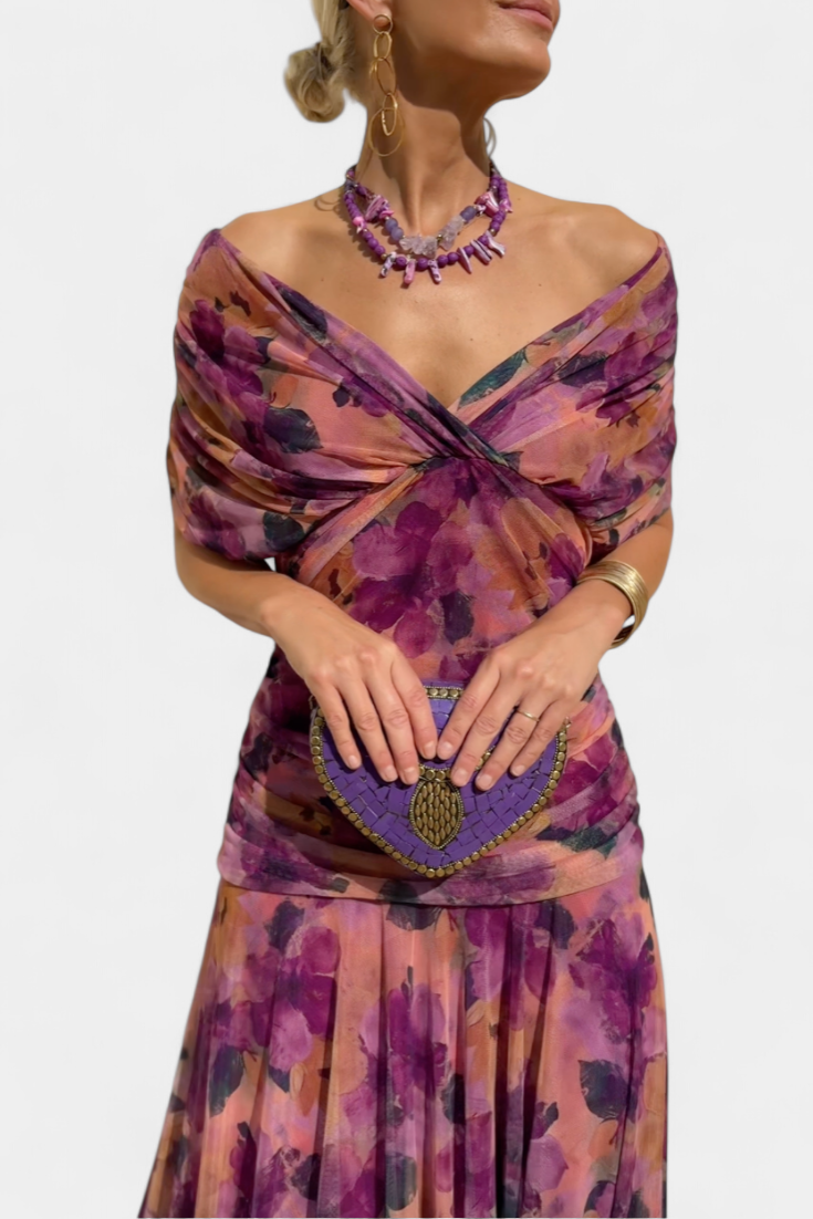 Fiona Maxi Floral Dress