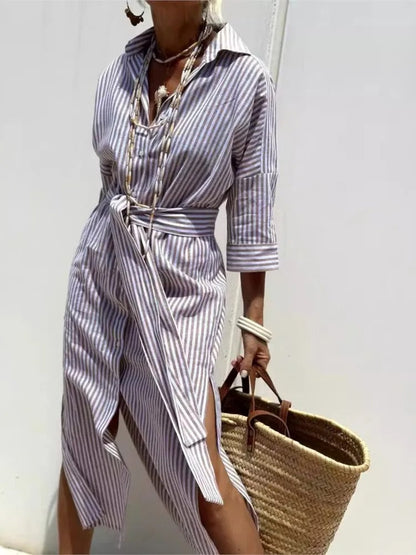 Giselle Casual Striped Dress