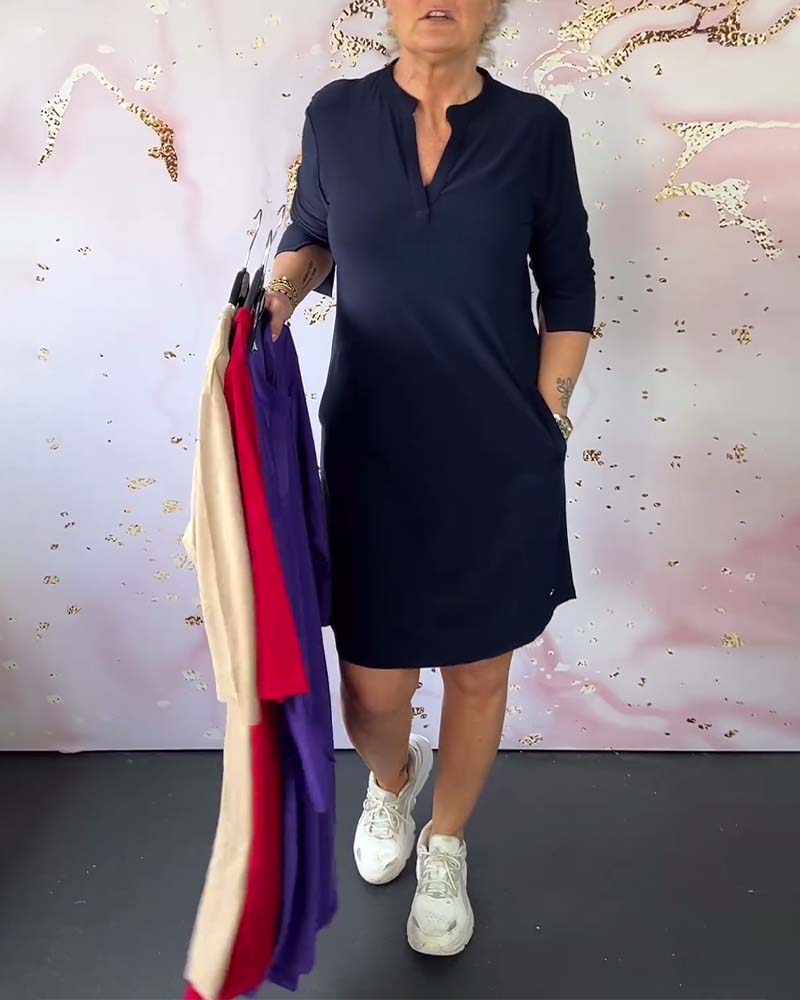 Harlow V-Neck Summer Dress