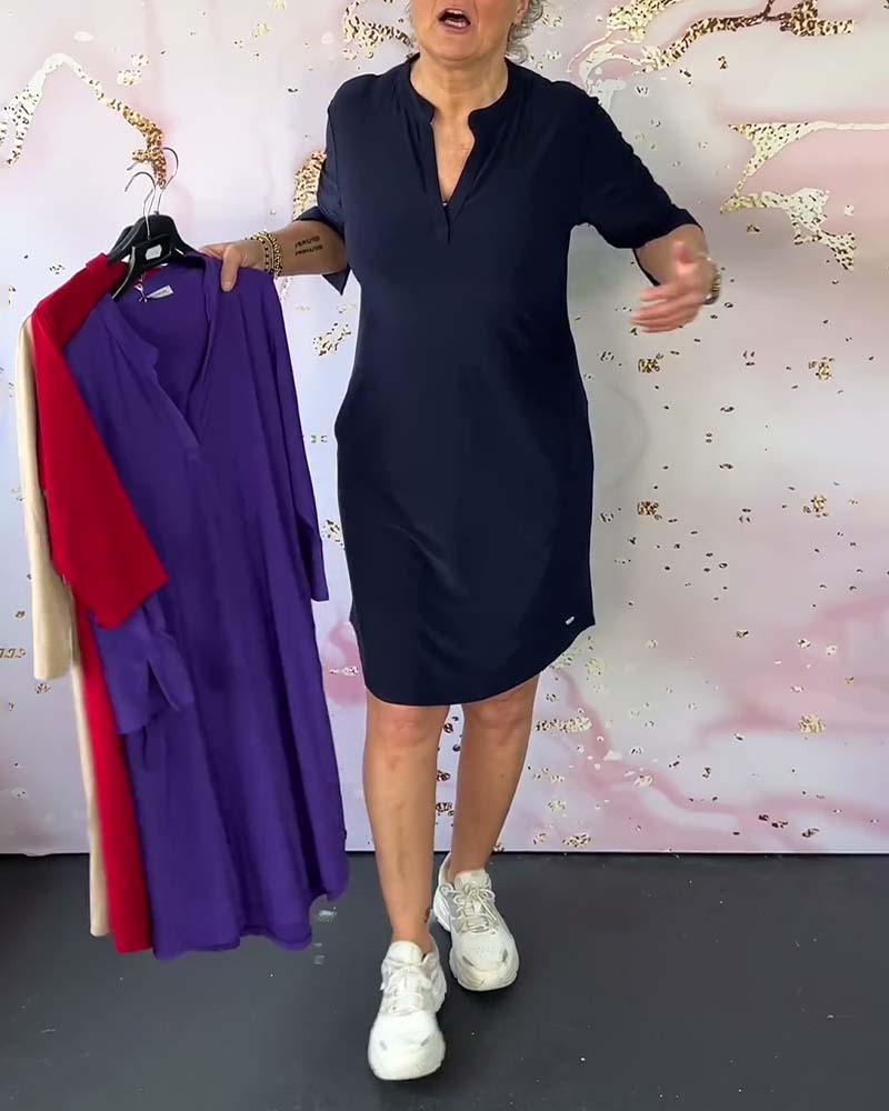 Harlow V-Neck Summer Dress